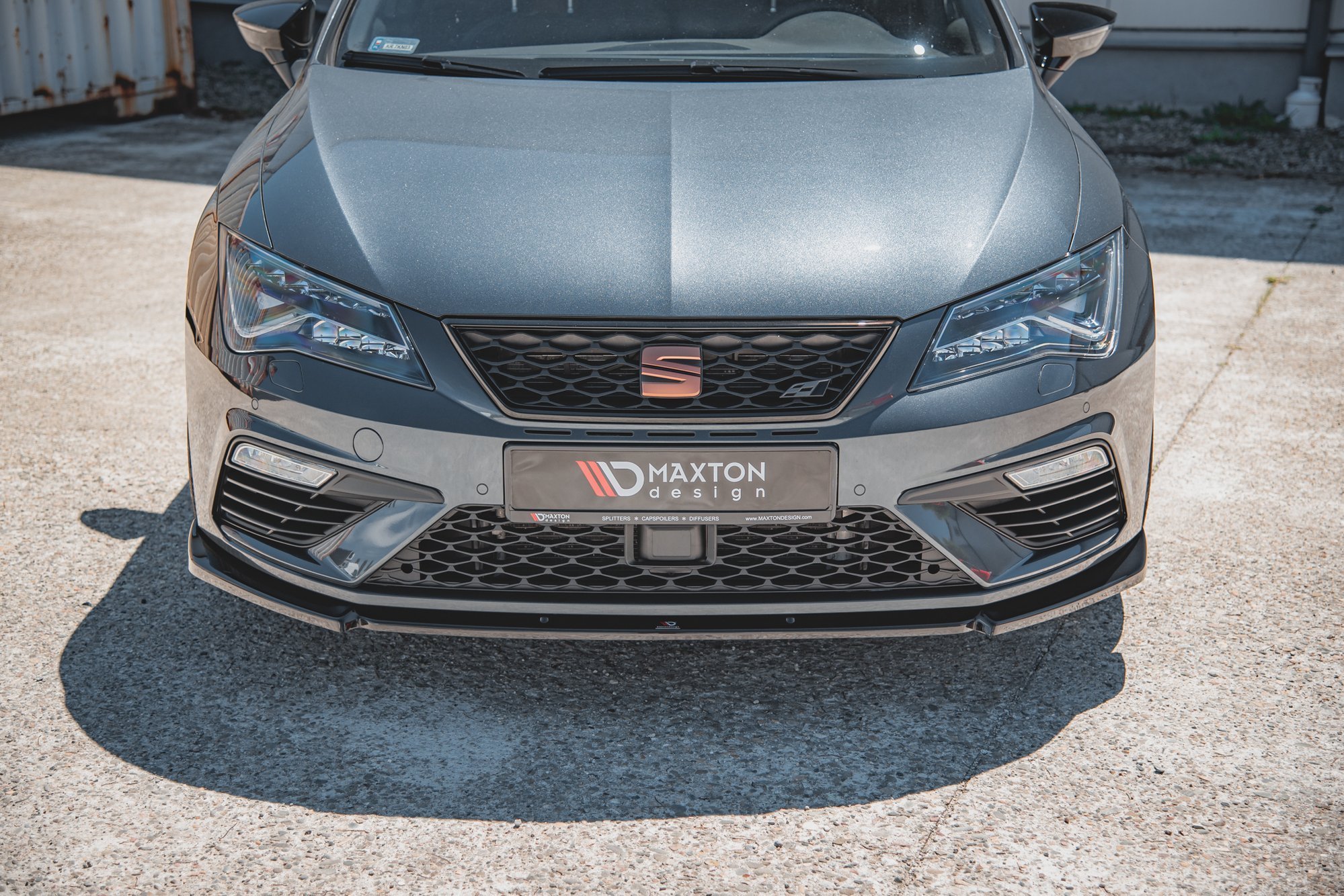 Frontspoiler Seat Leon III Cupra / Leon FR Facelift 2017-2020 | V.6 Glossy Black Edition – bilde 2