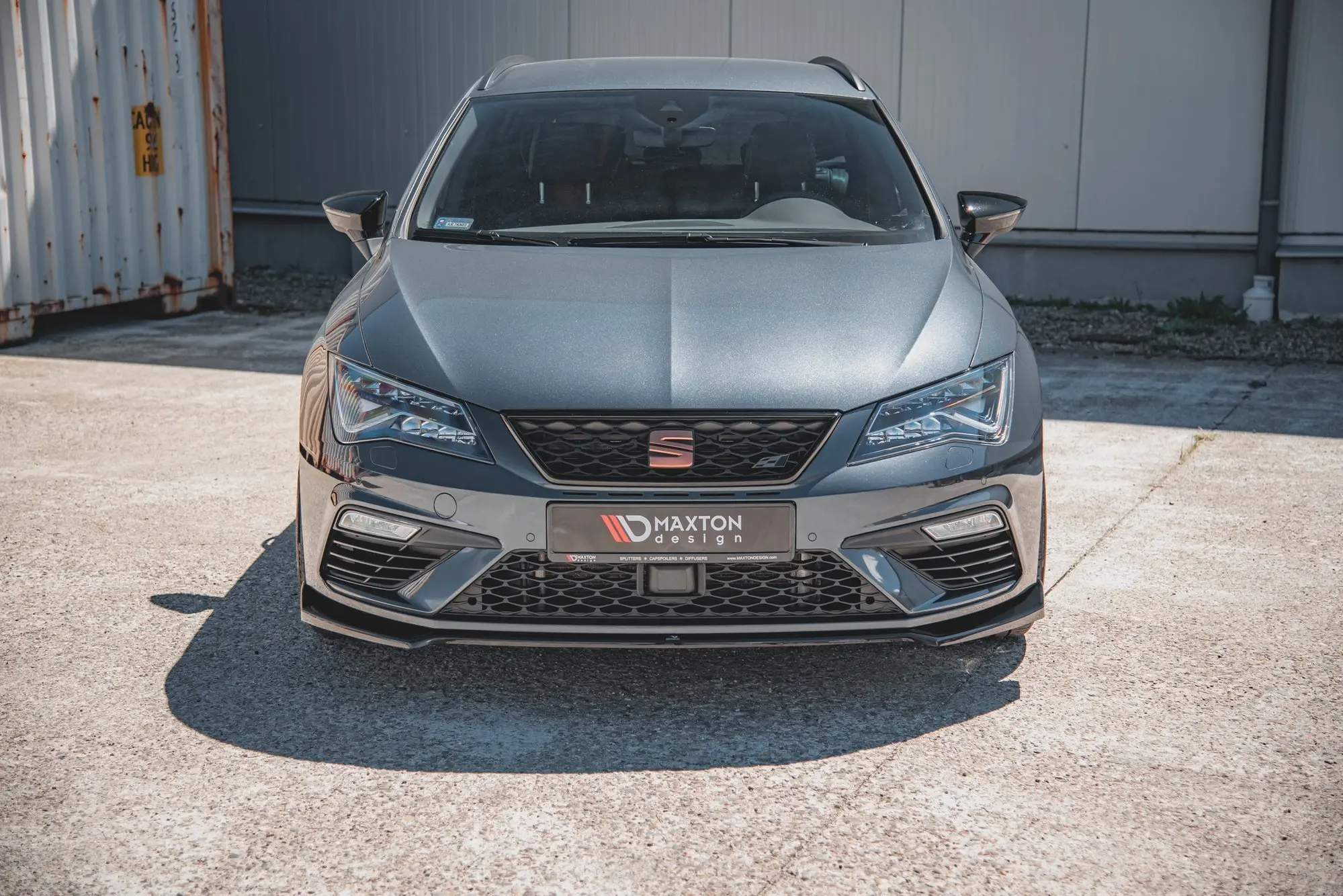 Frontspoiler Seat Leon III Cupra / Leon FR Facelift 2017-2020 | V.7 Glossy Black Edition – bilde 2