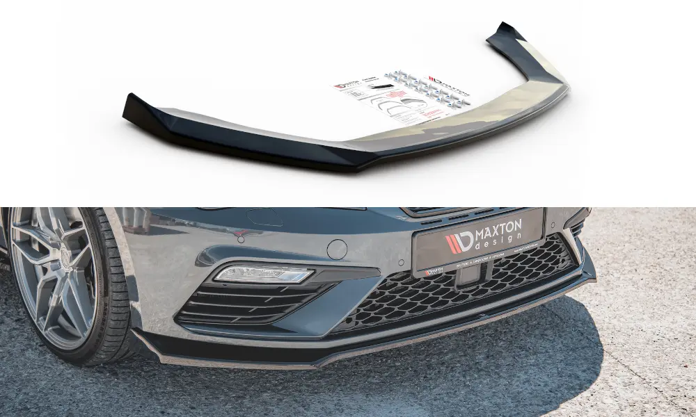 Frontspoiler Seat Leon III Cupra / Leon FR Facelift 2017-2020 | V.7 Glossy Black Edition – bilde 3