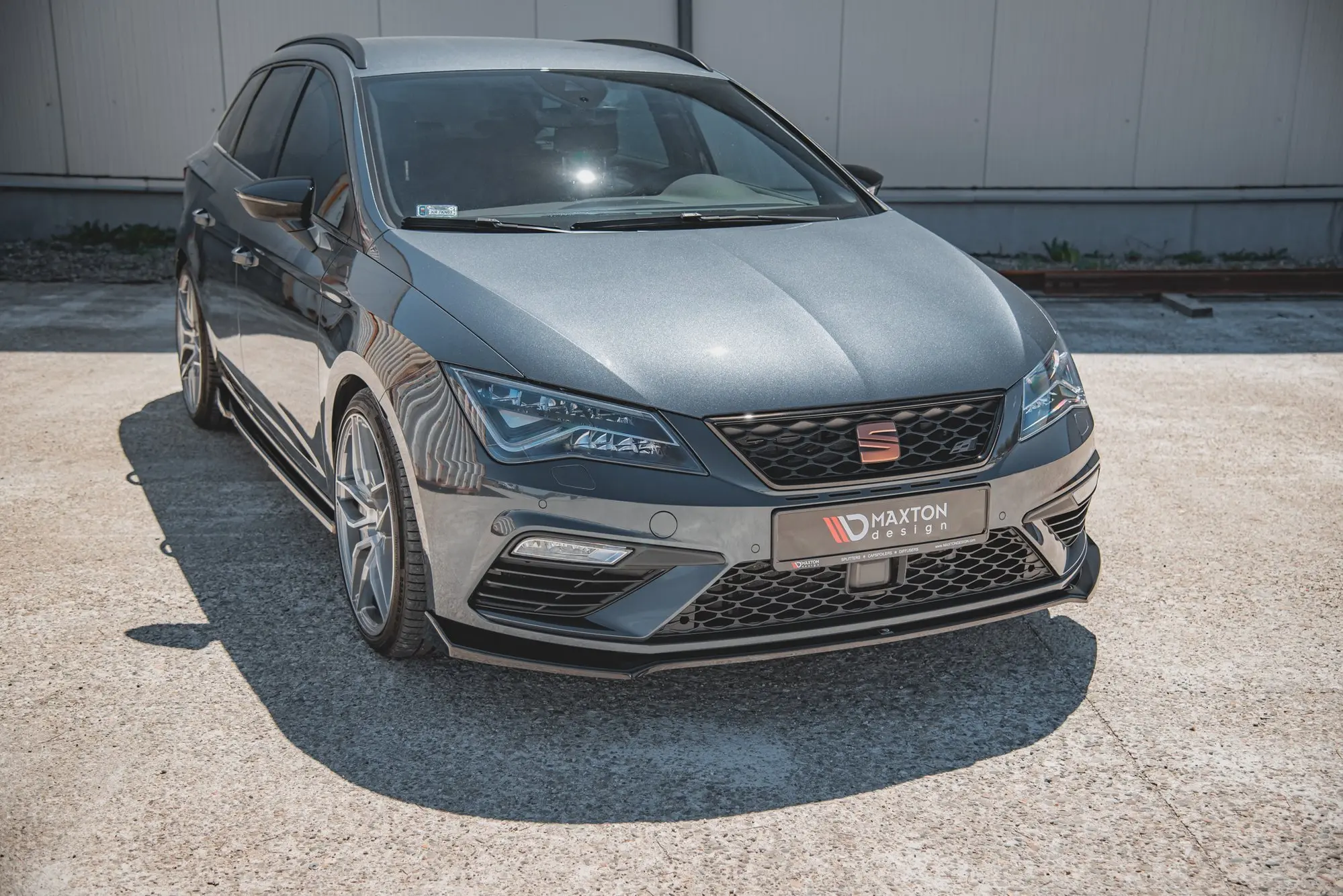 Frontspoiler Seat Leon III Cupra / Leon FR Facelift 2017-2020 | V.7 Glossy Black Edition – bilde 5