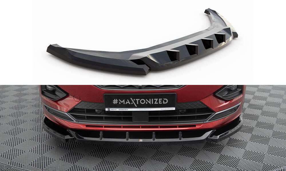 Frontspoiler Seat Tarraco FR 2018 - 2024 | V.1 Glossy Black Edition – bilde 2