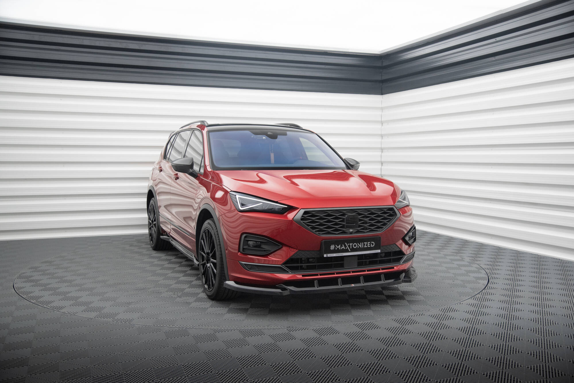 Frontspoiler Seat Tarraco FR 2018 - 2024 | V.1 Glossy Black Edition – bilde 3