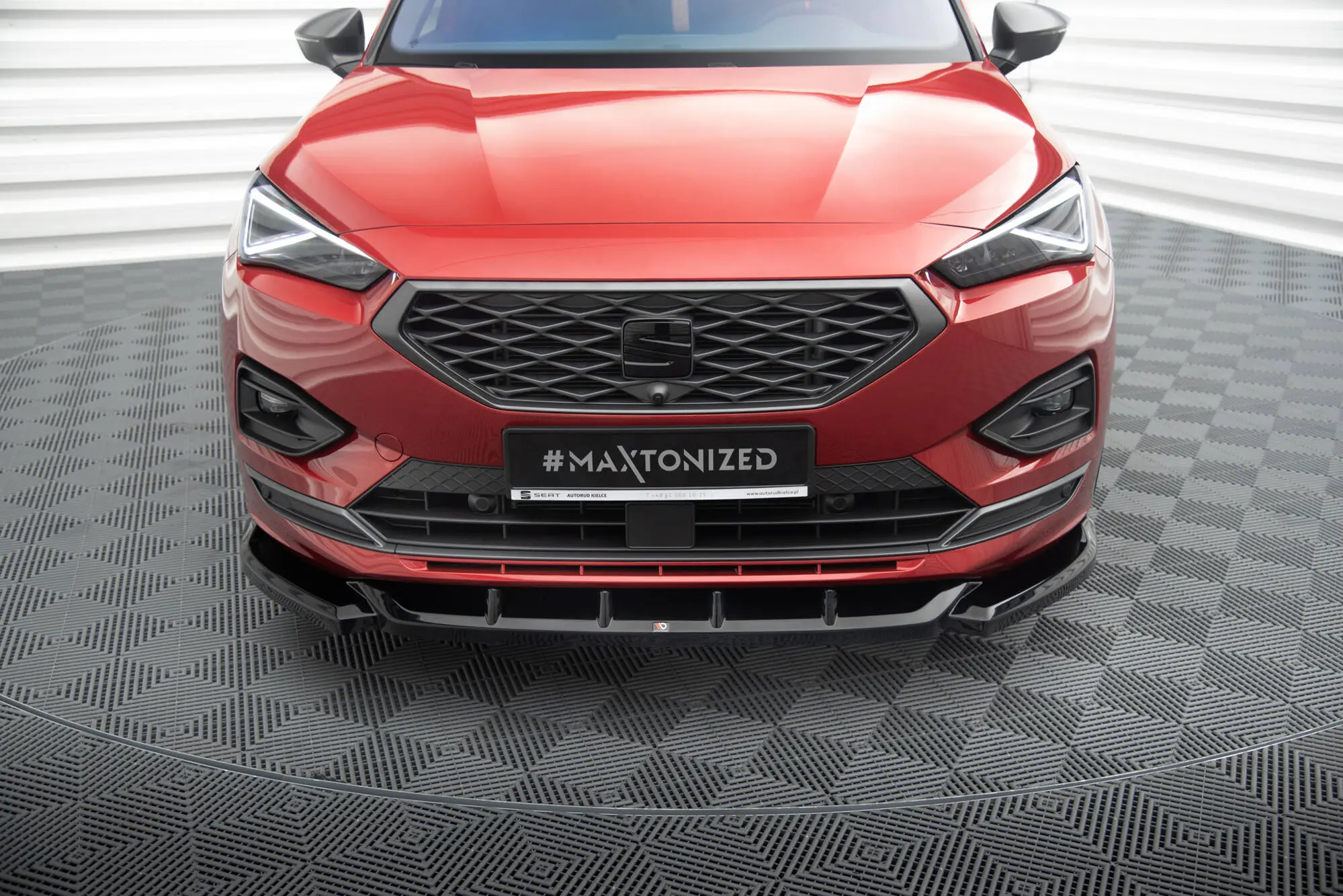 Frontspoiler Seat Tarraco FR 2018 - 2024 | V.1 Glossy Black Edition – bilde 4