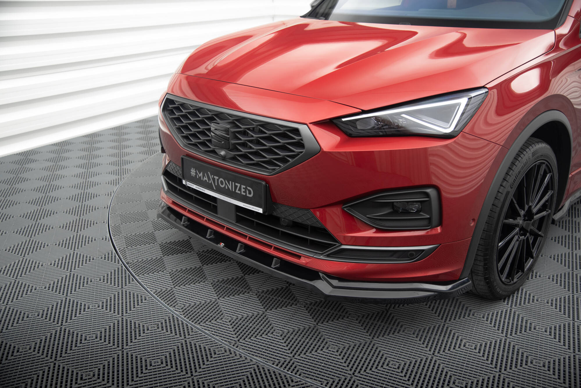 Frontspoiler Seat Tarraco FR 2018 - 2024 | V.2 Glossy Black Edition