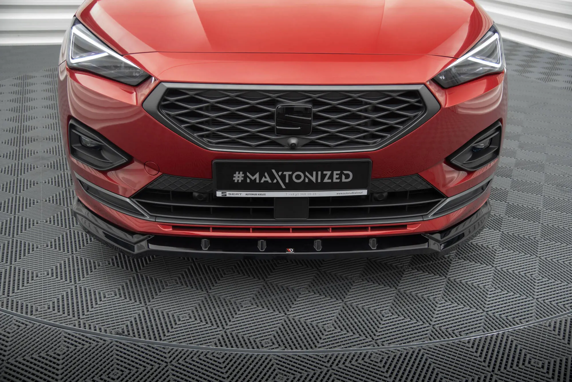 Frontspoiler Seat Tarraco FR 2018 - 2024 | V.2 Glossy Black Edition – bilde 3