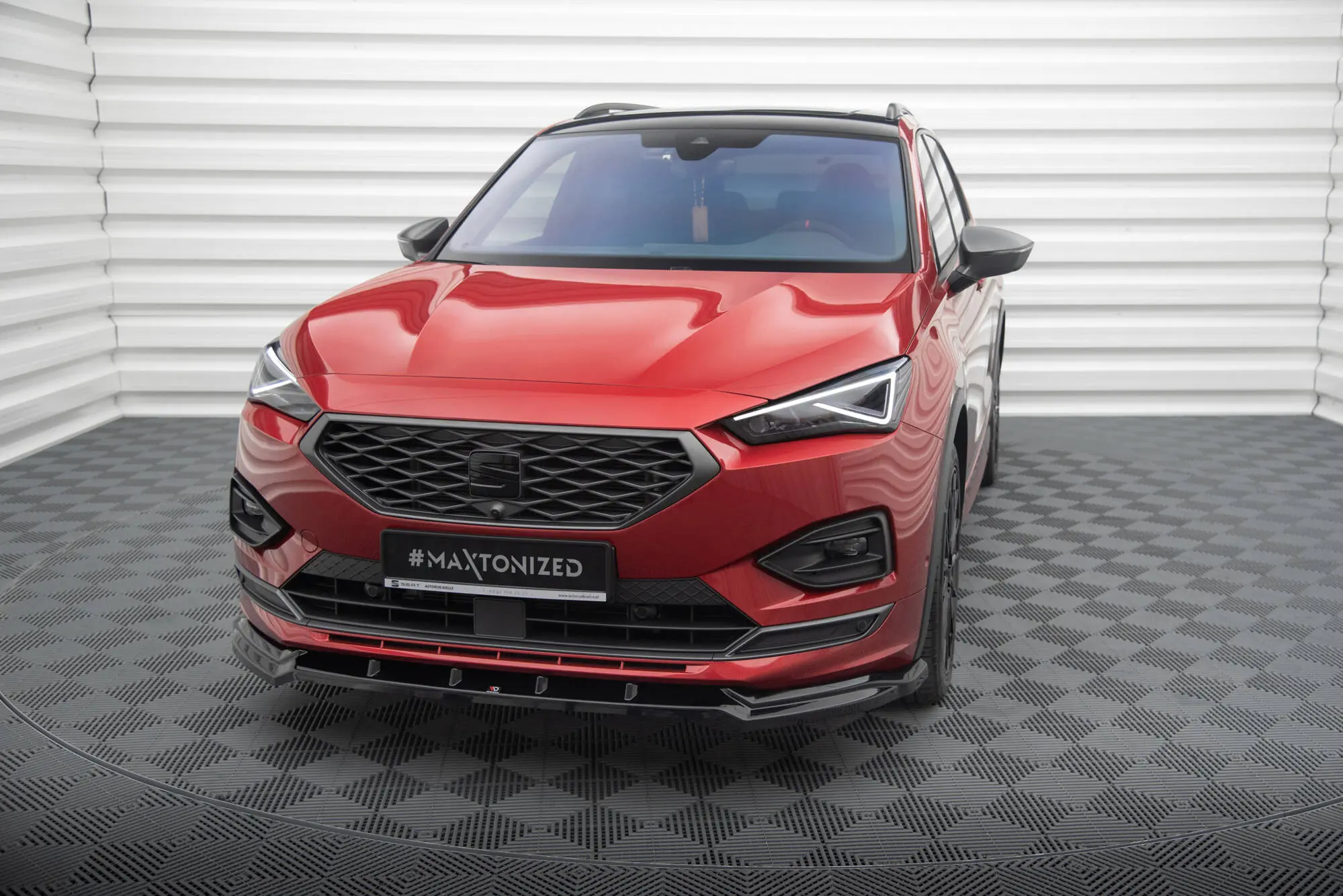 Frontspoiler Seat Tarraco FR 2018 - 2024 | V.2 Glossy Black Edition – bilde 4