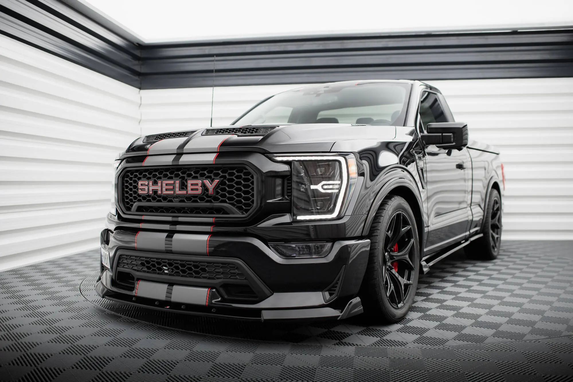 Frontspoiler Shelby F150 Super Snake 2020 - > | Glossy Black Edition – bilde 4