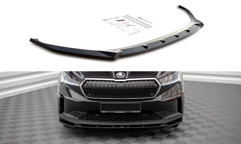 Frontspoiler Škoda Enyaq iV 2020 -> | V.2 Glossy Black Edition – bilde 4