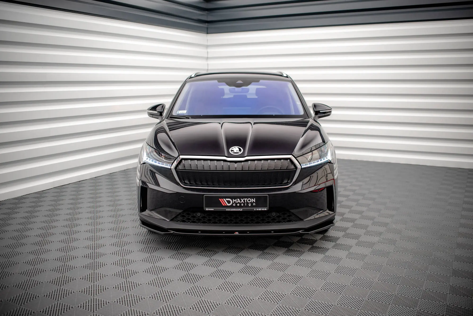 Frontspoiler Škoda Enyaq iV 2020 -> | V.3 Glossy Black Edition – bilde 2