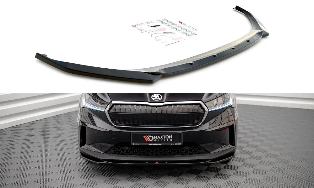 Frontspoiler Škoda Enyaq iV 2020 -> | V.3 Glossy Black Edition – bilde 3