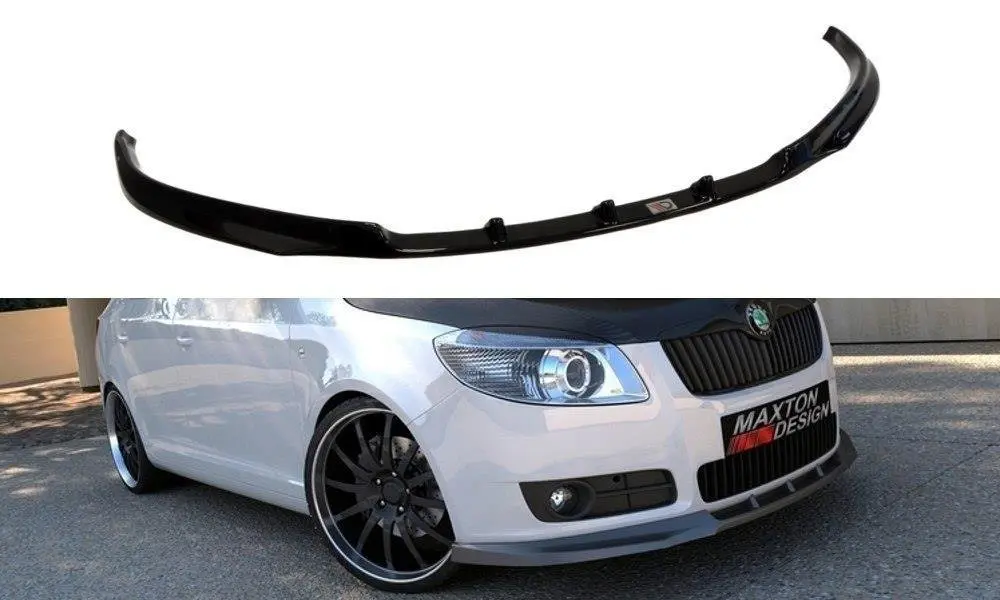 Frontspoiler Skoda Fabia II 2007-2010 | Glossy Black Edition