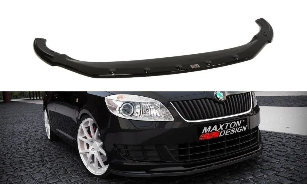Frontspoiler Skoda Fabia II Facelift 2010-2014 | Glossy Black Edition