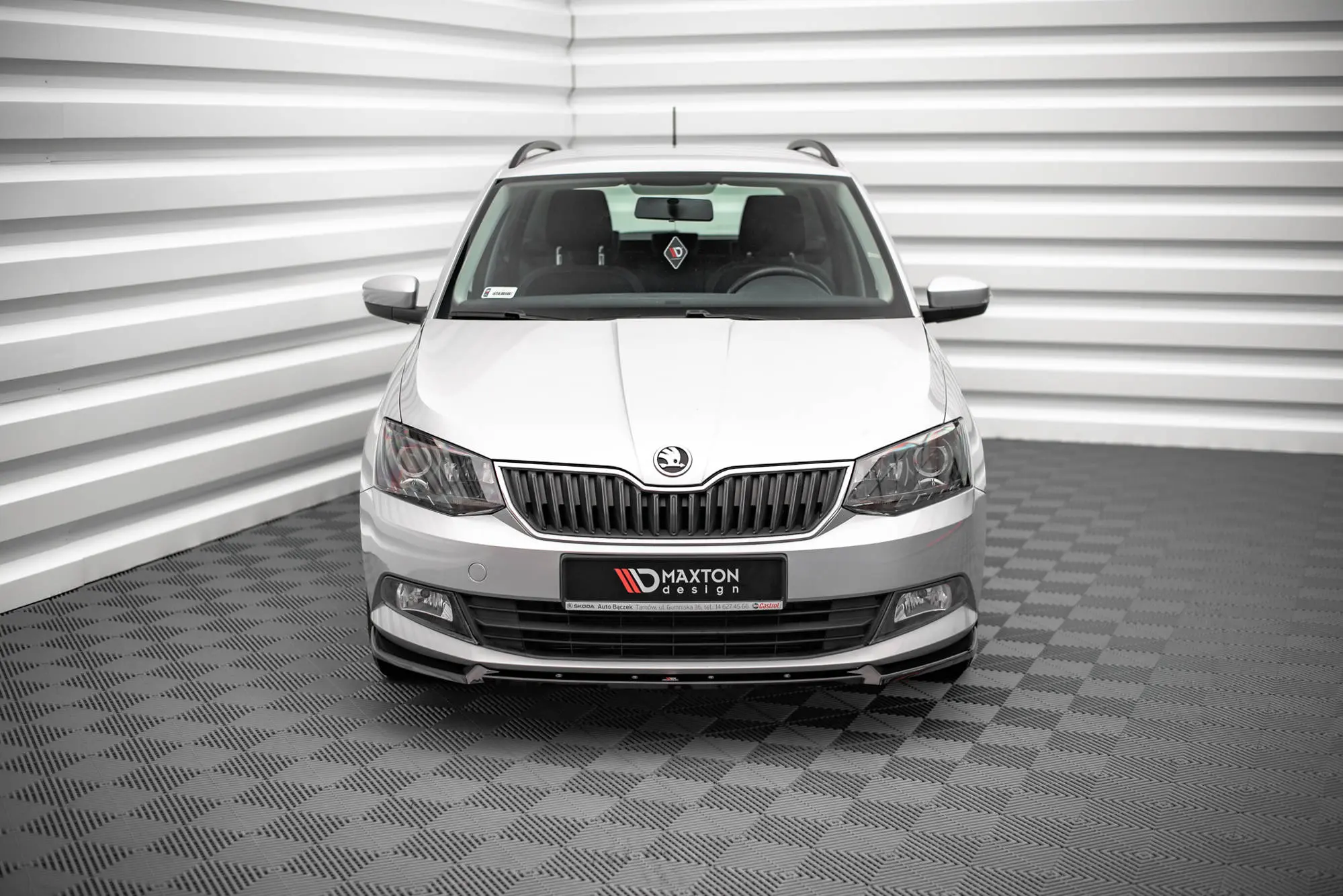 Frontspoiler Skoda Fabia III 2014-2019 | V.1 Glossy Black Edition