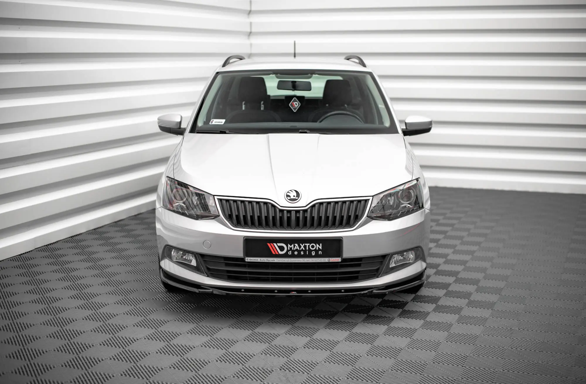 Frontspoiler Skoda Fabia III 2014-2019 | V.2 Glossy Black Edition