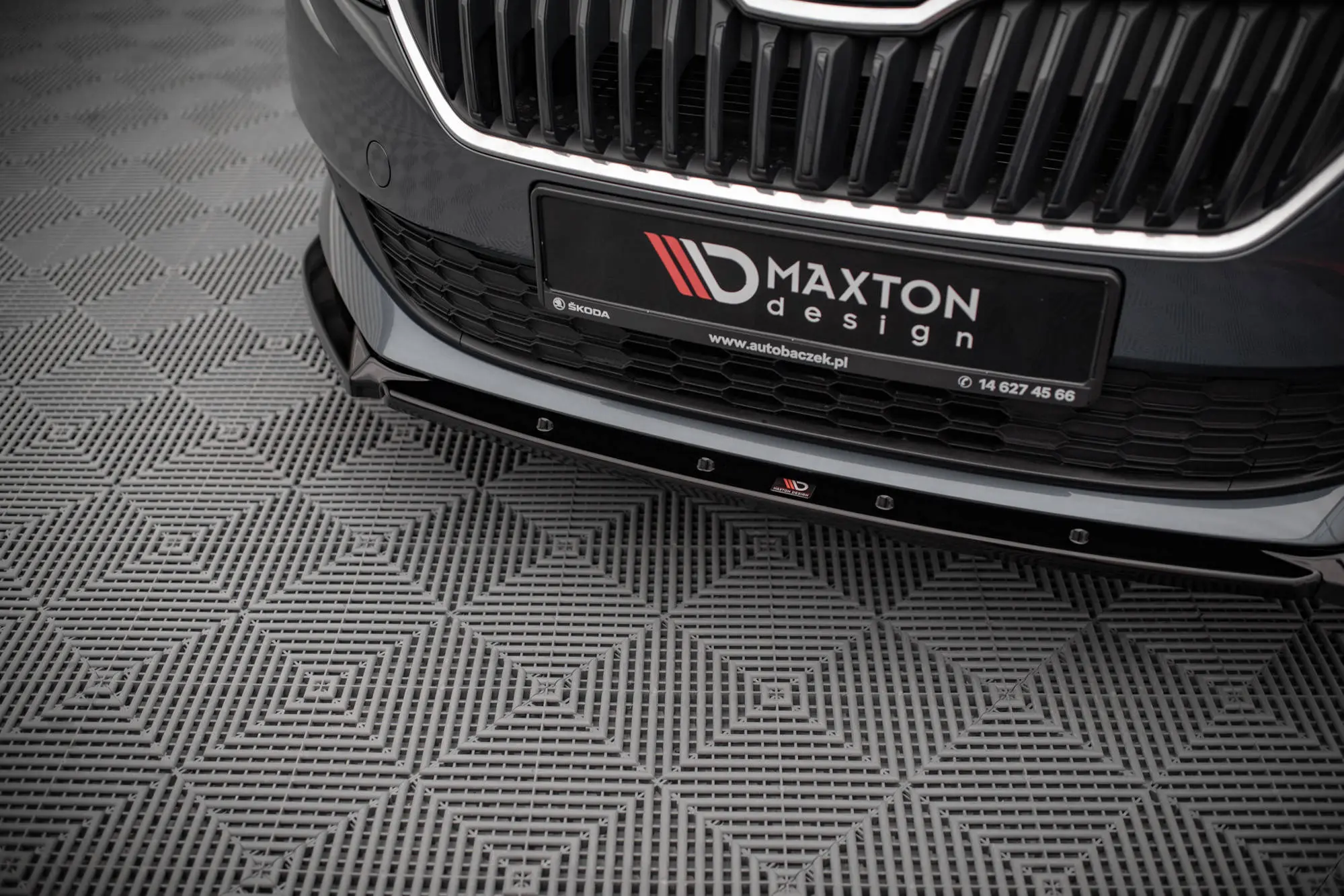 Frontspoiler Skoda Fabia III Facelift 2019-2022 | Glossy Black Edition