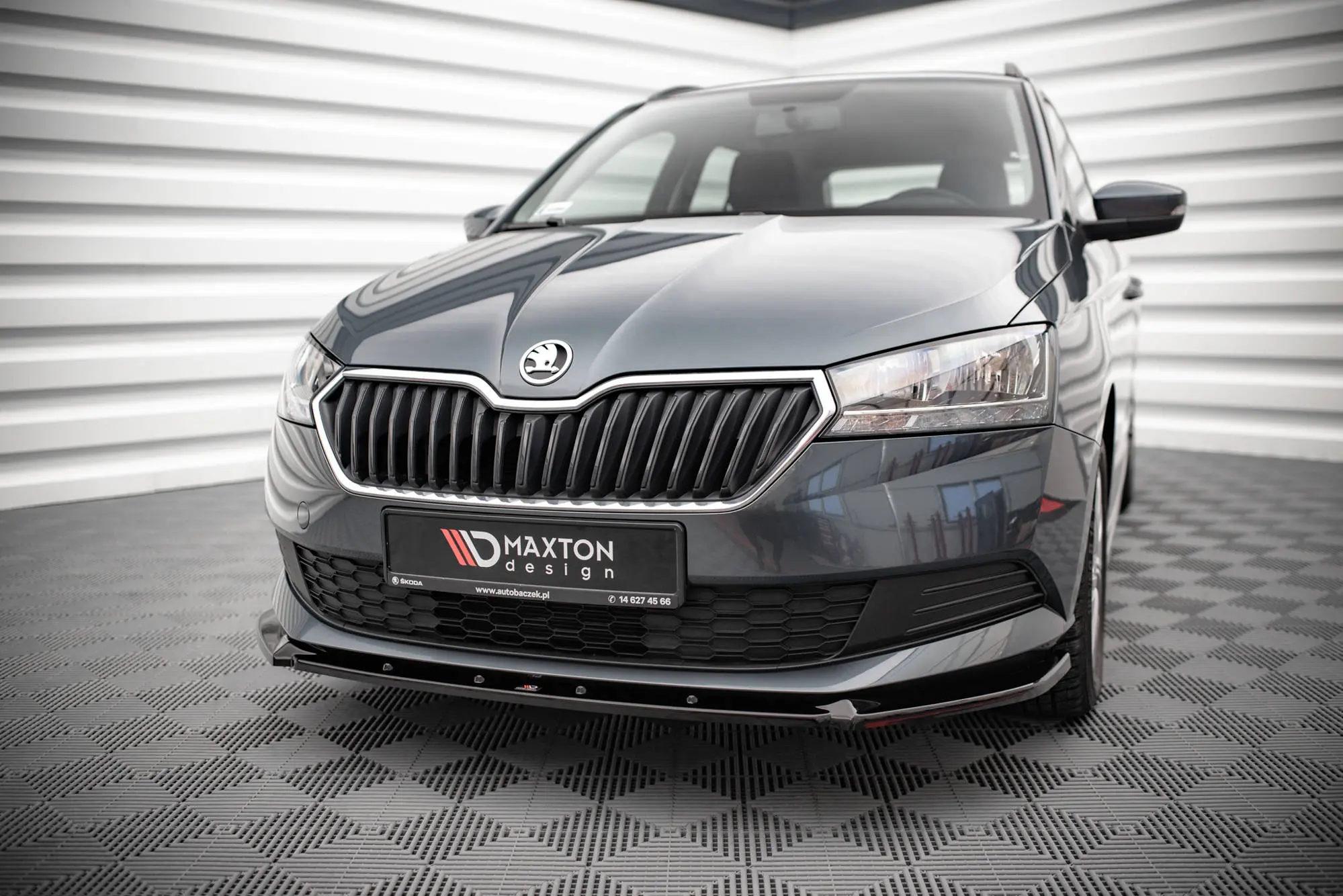 Frontspoiler Skoda Fabia III Facelift 2019-2022 | Glossy Black Edition – bilde 2