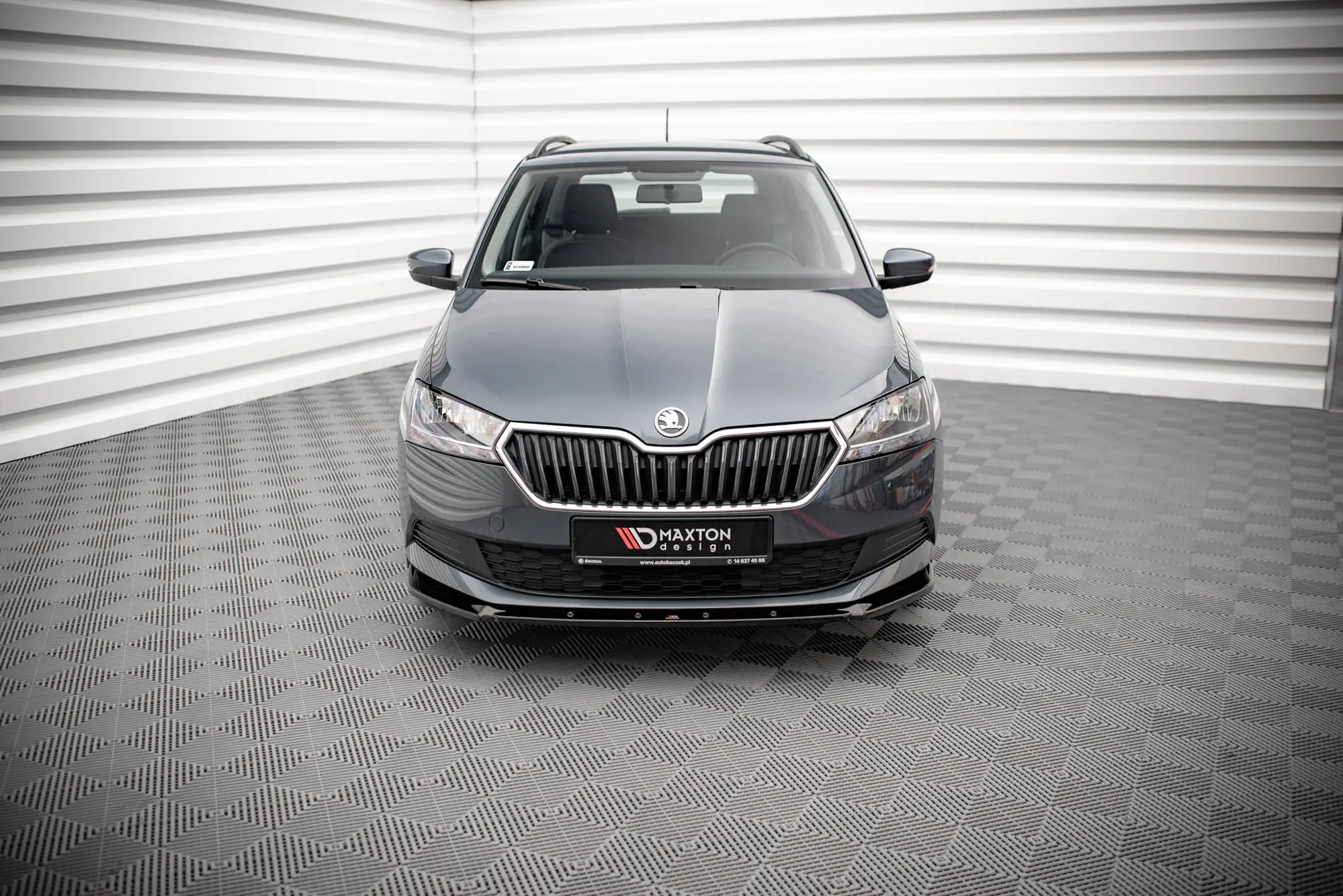Frontspoiler Skoda Fabia III Facelift 2019-2022 | Glossy Black Edition – bilde 4