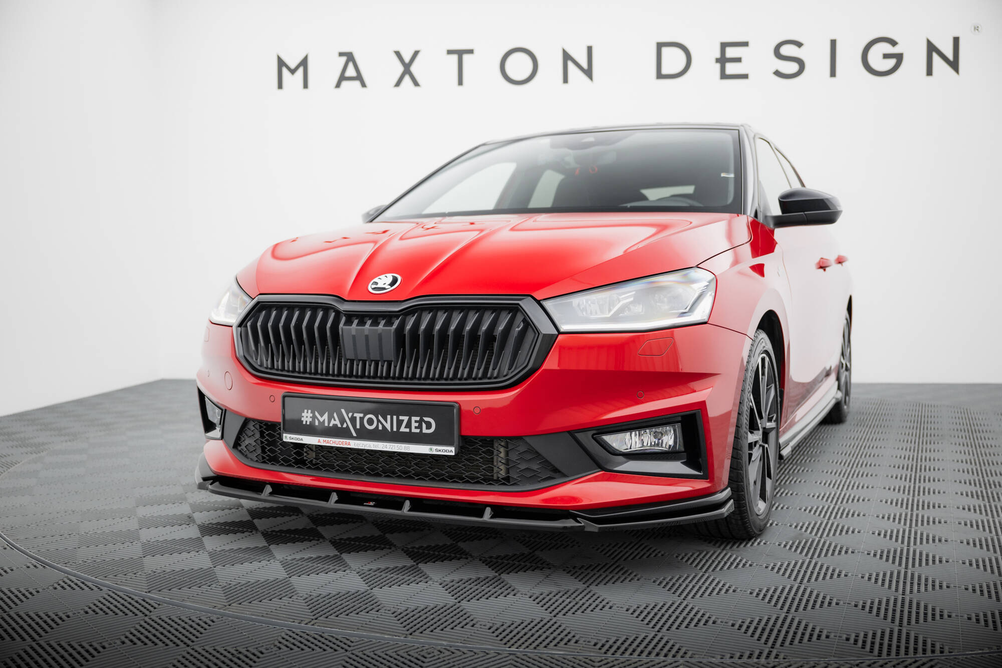 Frontspoiler Skoda Fabia Monte Carlo IV 2021 -> | Sport Glossy Black Edition