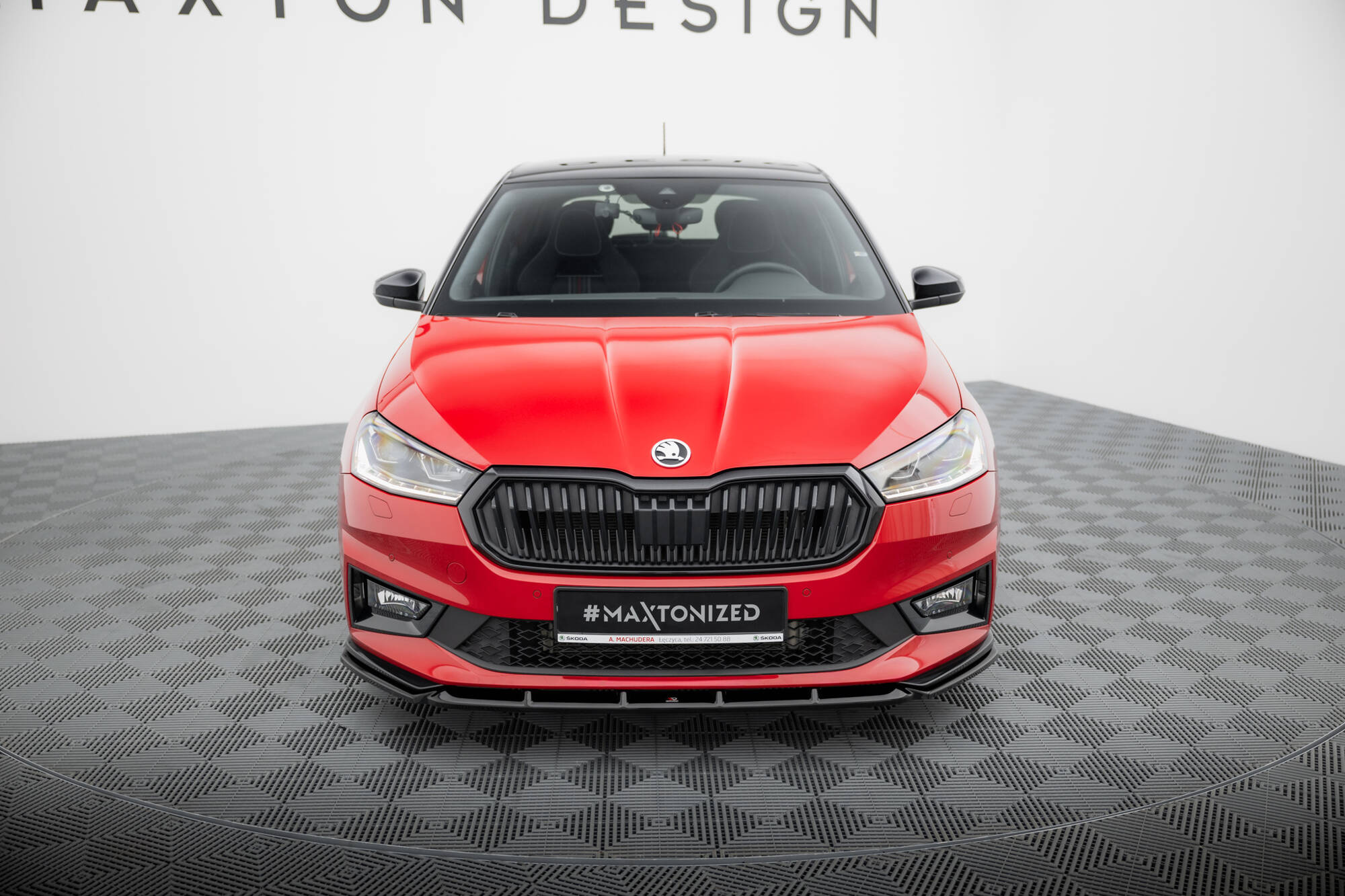 Frontspoiler Skoda Fabia Monte Carlo IV 2021 -> | Sport Glossy Black Edition – bilde 2