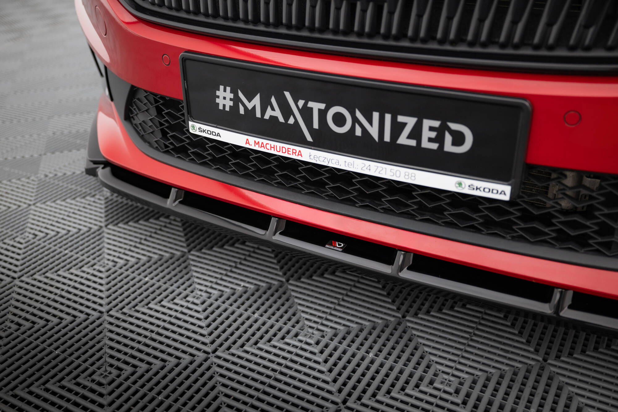 Frontspoiler Skoda Fabia Monte Carlo IV 2021 -> | Sport Glossy Black Edition – bilde 3