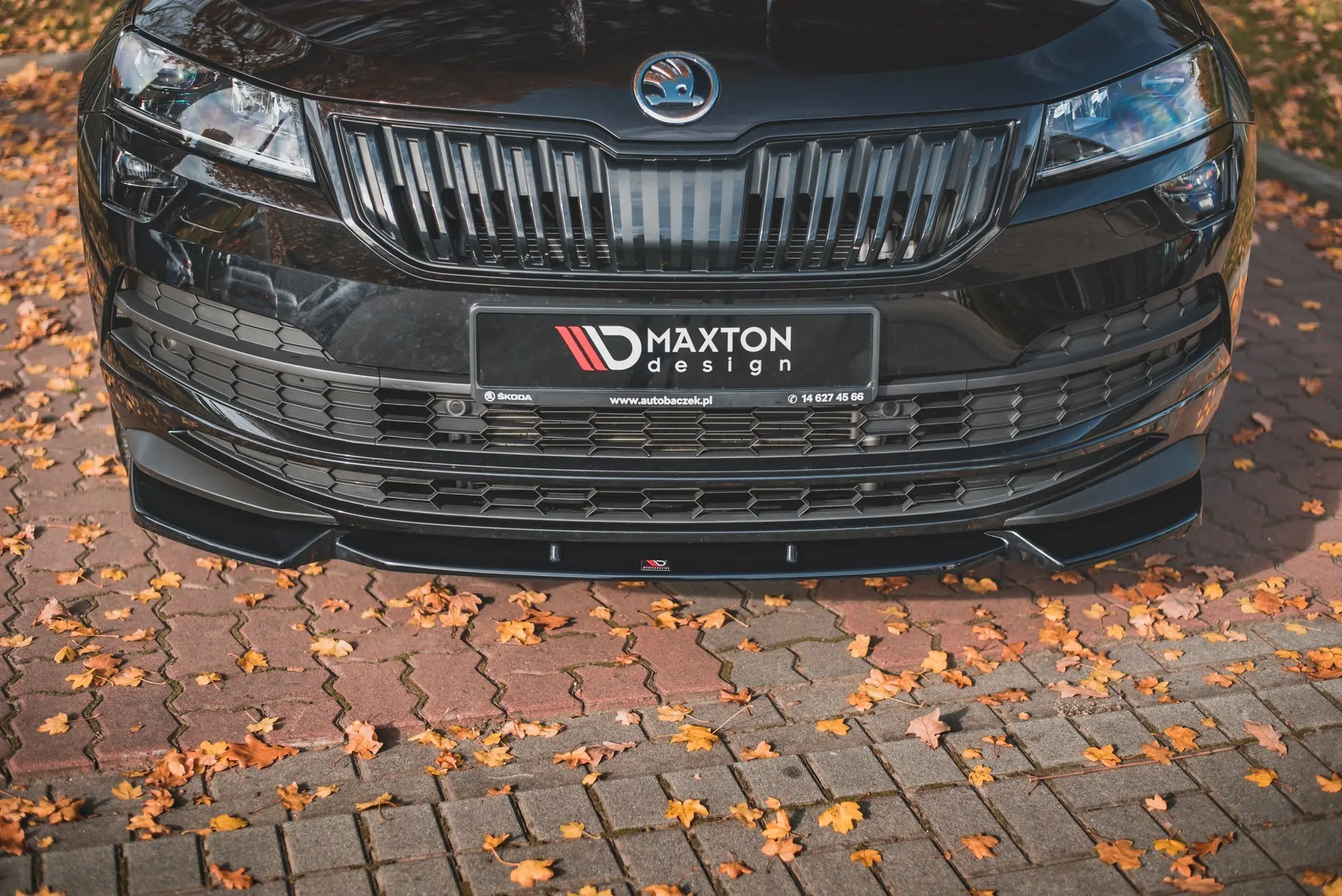 Frontspoiler Skoda Karoq I Sportline 2017-2021 | Glossy Black Edition – bilde 2