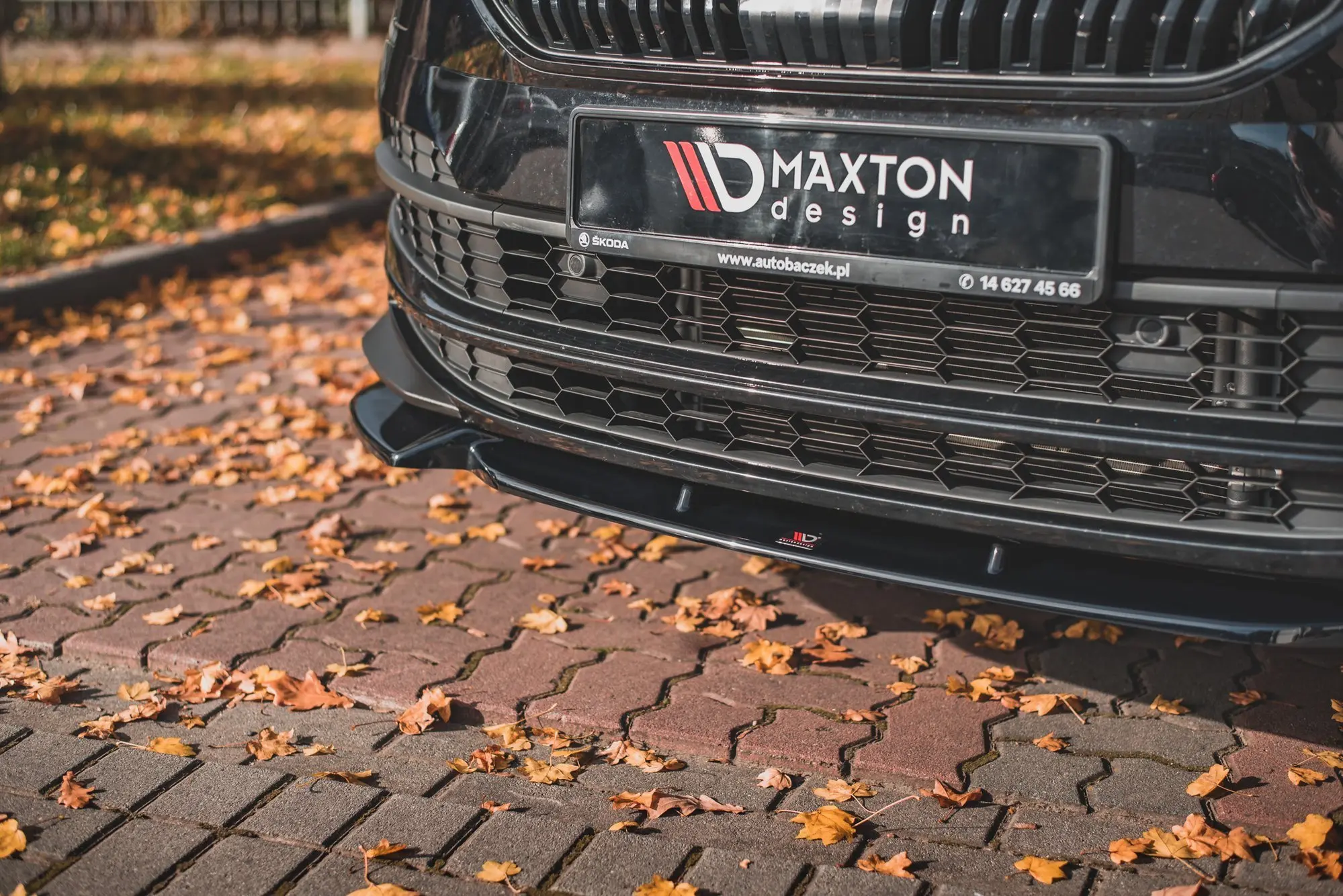 Frontspoiler Skoda Karoq I Sportline 2017-2021 | Glossy Black Edition – bilde 3