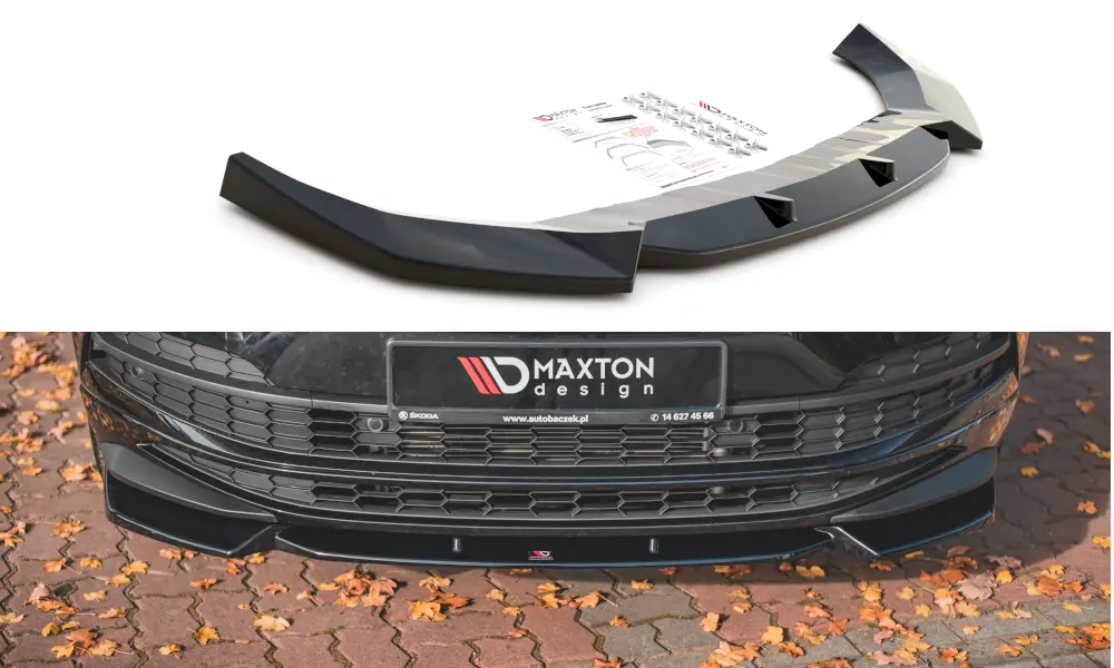 Frontspoiler Skoda Karoq I Sportline 2017-2021 | Glossy Black Edition – bilde 4