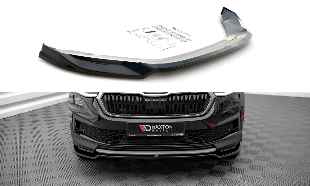 Frontspoiler Škoda Kodiaq I Facelift 2021 - 2024 | V.2 Glossy Black Edition – bilde 2