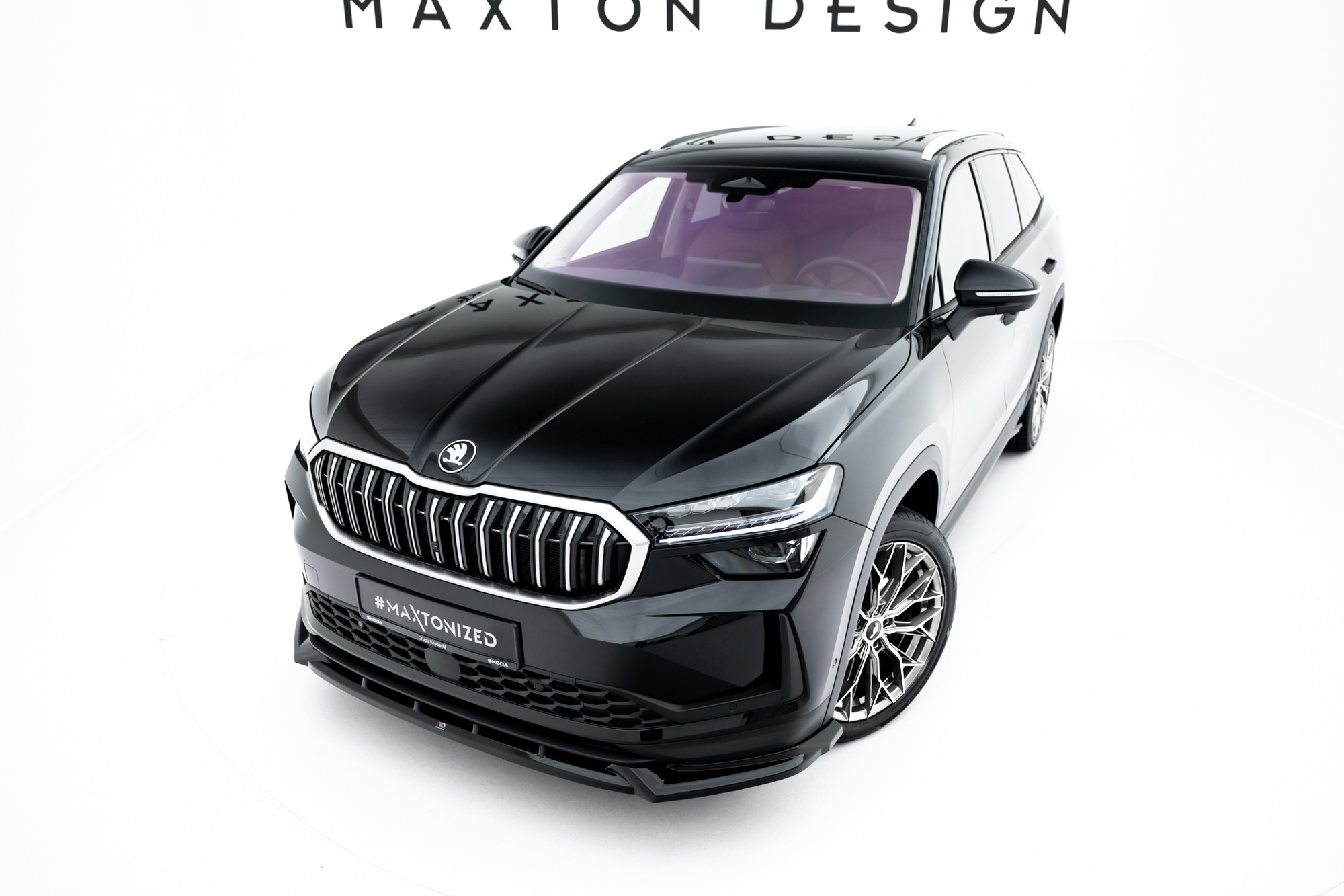Frontspoiler Skoda Kodiaq II 2024 -> | Sport Glossy Black Edition