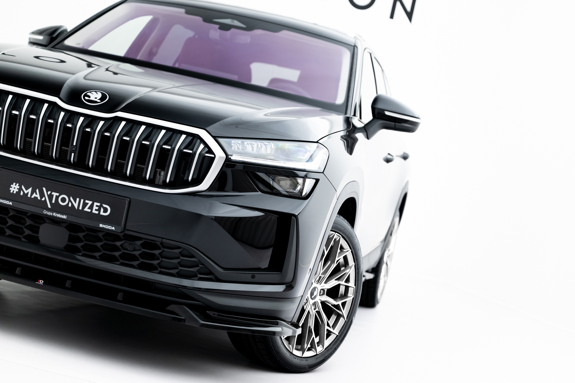 Frontspoiler Skoda Kodiaq II 2024 -> | Sport Glossy Black Edition – bilde 2