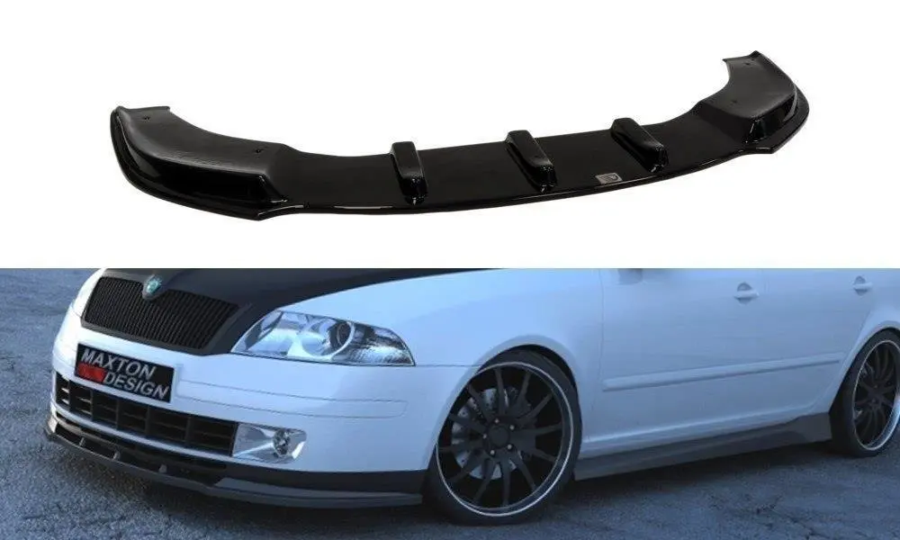 Frontspoiler Skoda Octavia II 2004-2008 | Glossy Black Edition
