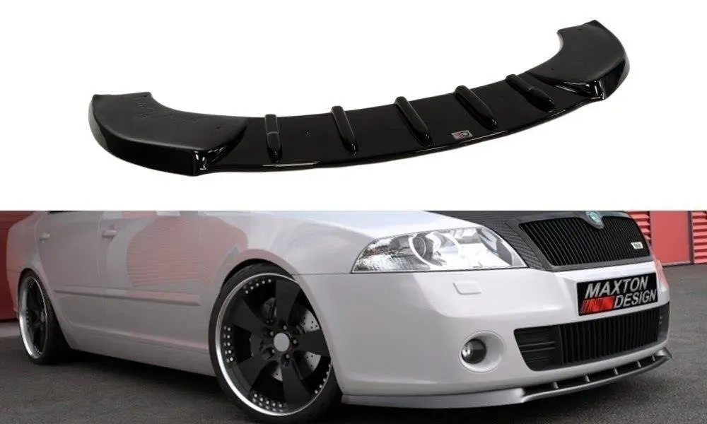 Frontspoiler Skoda Octavia II RS 2005-2008 | Glossy Black Edition