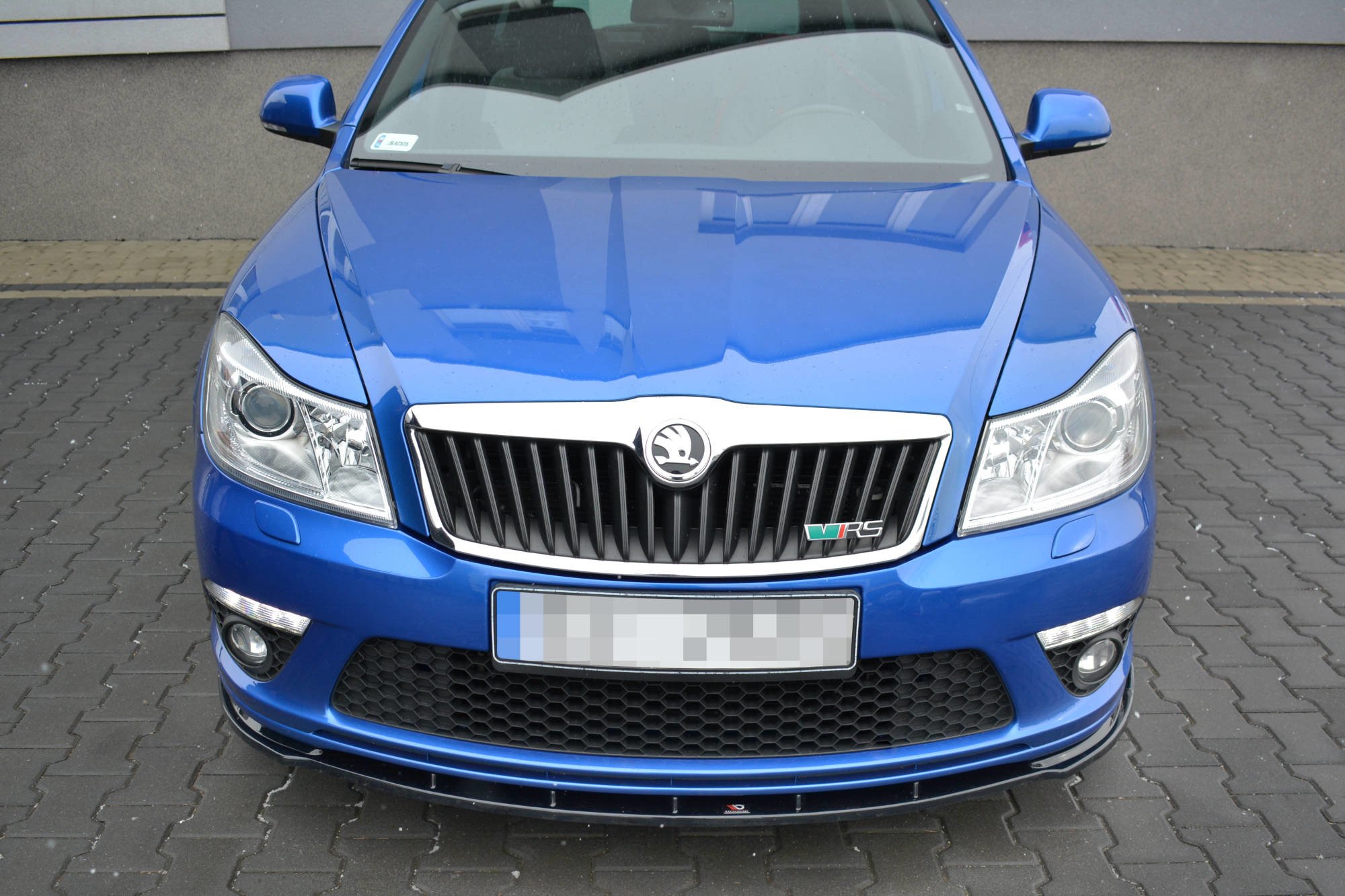 Frontspoiler Skoda Octavia II RS Facelift 2008-2013 | Glossy Black Edition