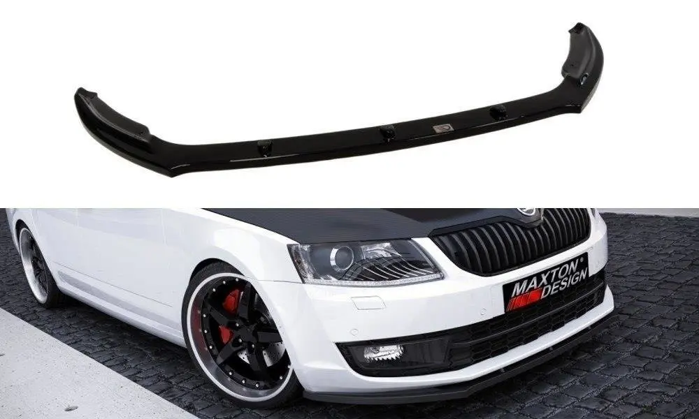 Frontspoiler Skoda Octavia III 2013-2016 | V.2 Glossy Black Edition