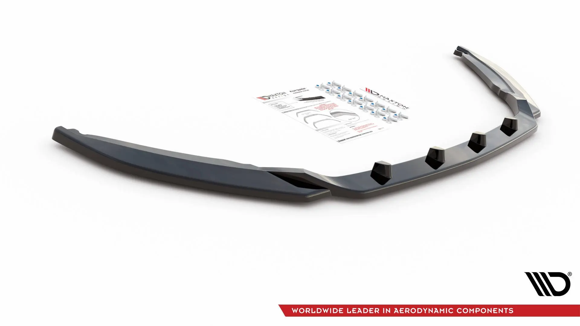 Frontspoiler Skoda Octavia III Facelift 2016-2020 | V.2 Glossy Black Edition – bilde 4