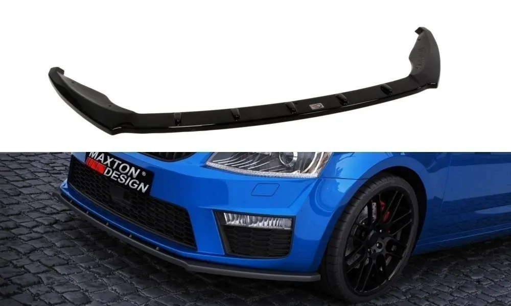 Frontspoiler Skoda Octavia III RS 2013-2016 | V.1 Glossy Black Edition – bilde 4
