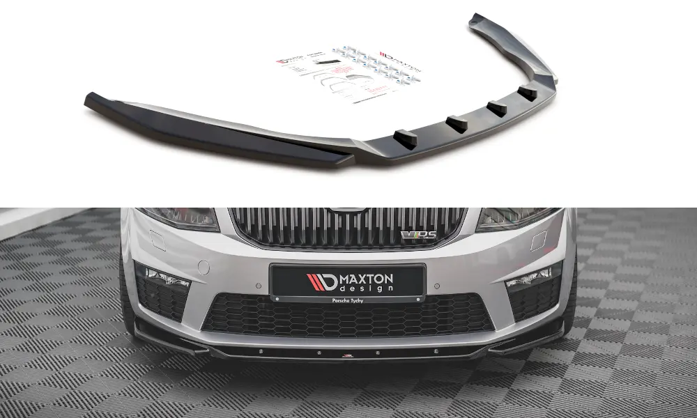 Frontspoiler Skoda Octavia III RS 2013-2016 | V.4 Glossy Black Edition – bilde 4