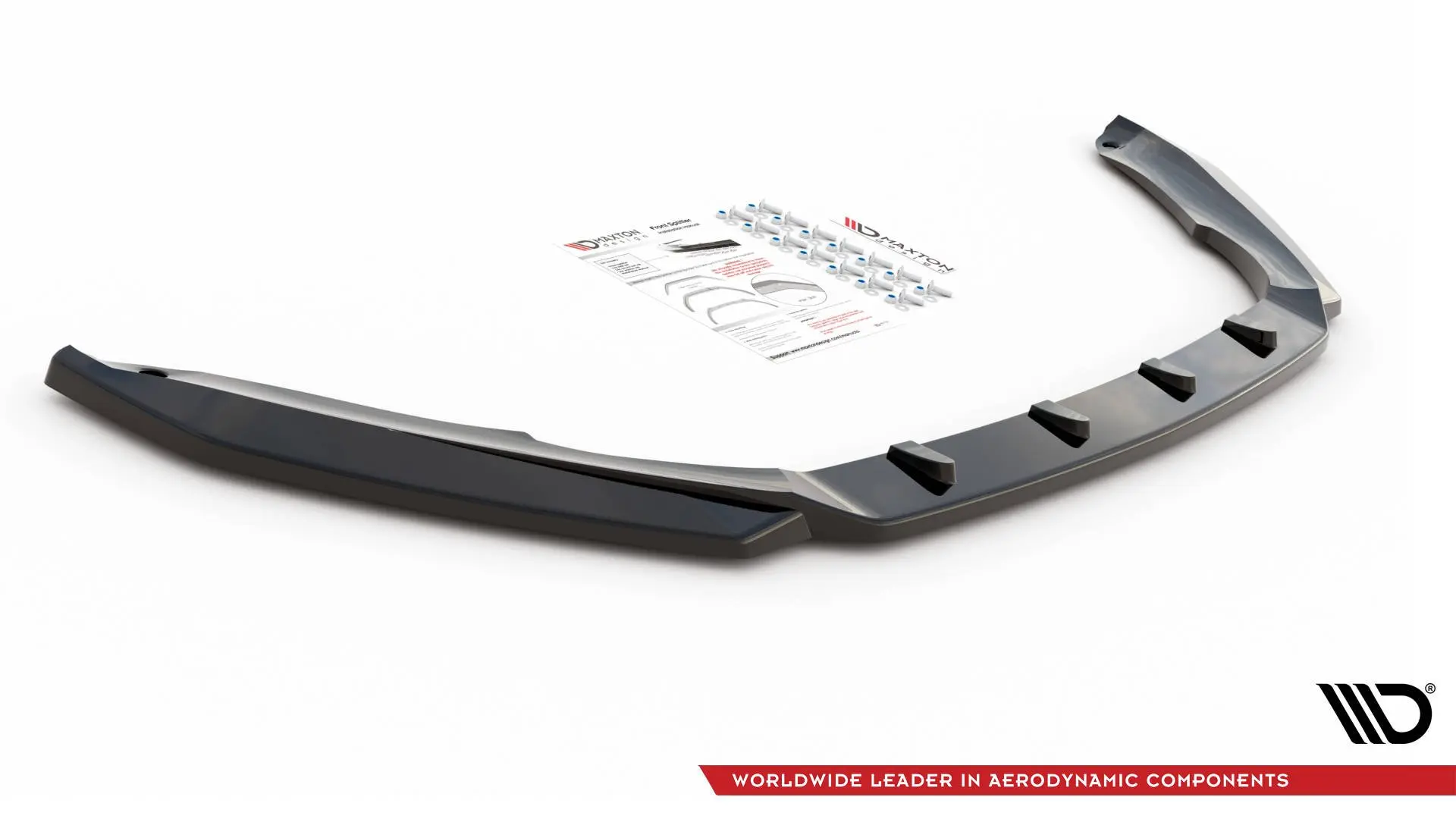 Frontspoiler Skoda Octavia III RS Facelift 2016-2019 | V.3 Glossy Black Edition – bilde 5