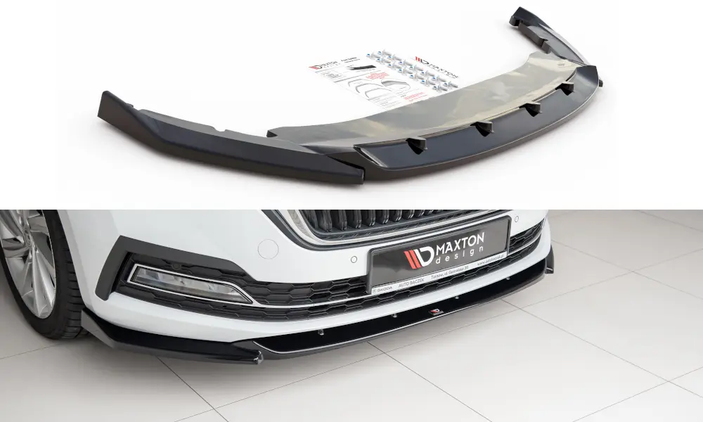 Frontspoiler Skoda Octavia IV 2019-> | V.1 Glossy Black Edition – bilde 2