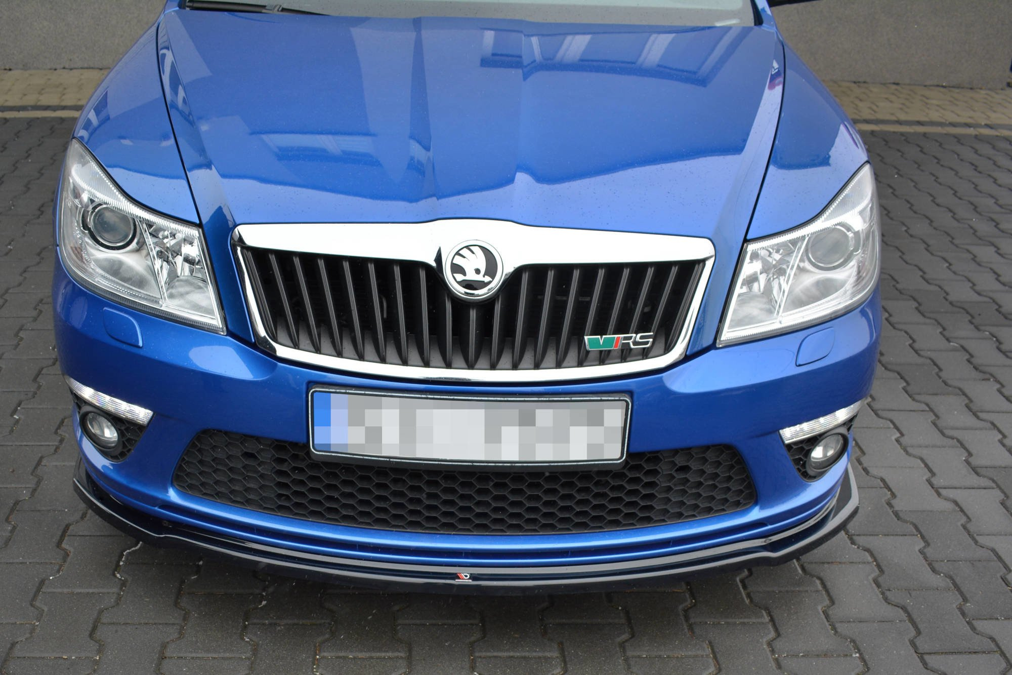 Frontspoiler Skoda Octavia RS II Facelift 2008 - 2013 | Sport Glossy Black Edition V2
