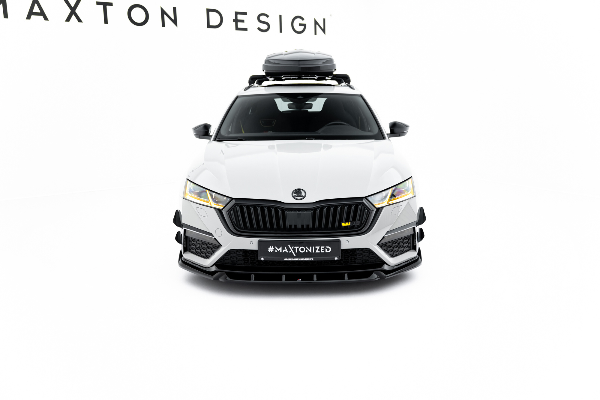 Frontspoiler Skoda Octavia RS IV 2020 - 2024 | Sport Glossy Black Edition V5 – bilde 4