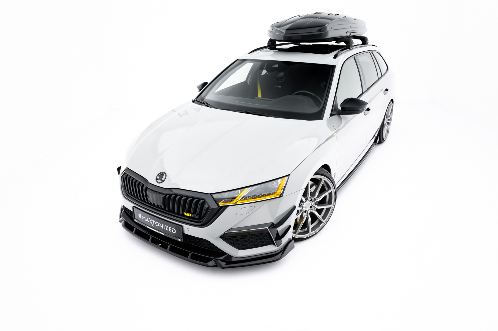 Frontspoiler Skoda Octavia RS IV 2020 - 2024 | Sport Glossy Black Edition V5 – bilde 5