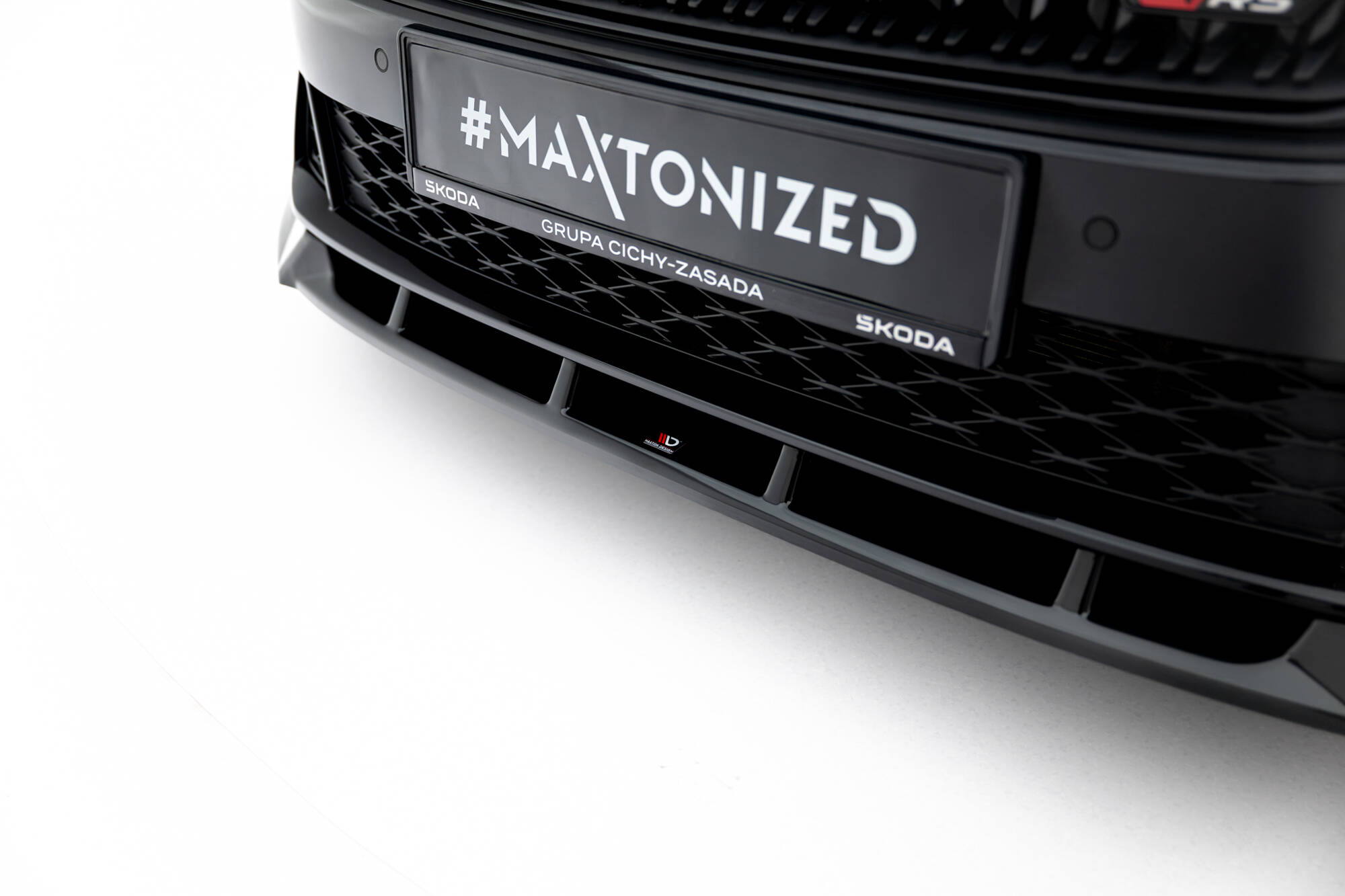 Frontspoiler Skoda Octavia RS IV Facelift 2024 -> | Sport Glossy Black Edition V2 – bilde 4