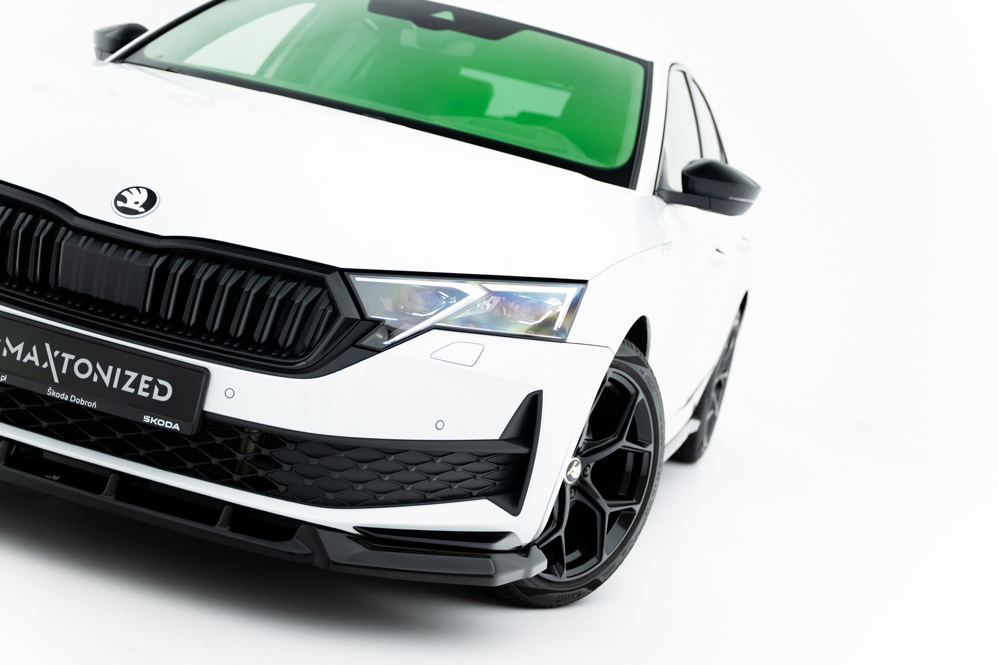 Frontspoiler Skoda Octavia Sportline IV Facelift 2024 -> | Sport Glossy Black Edition – bilde 4