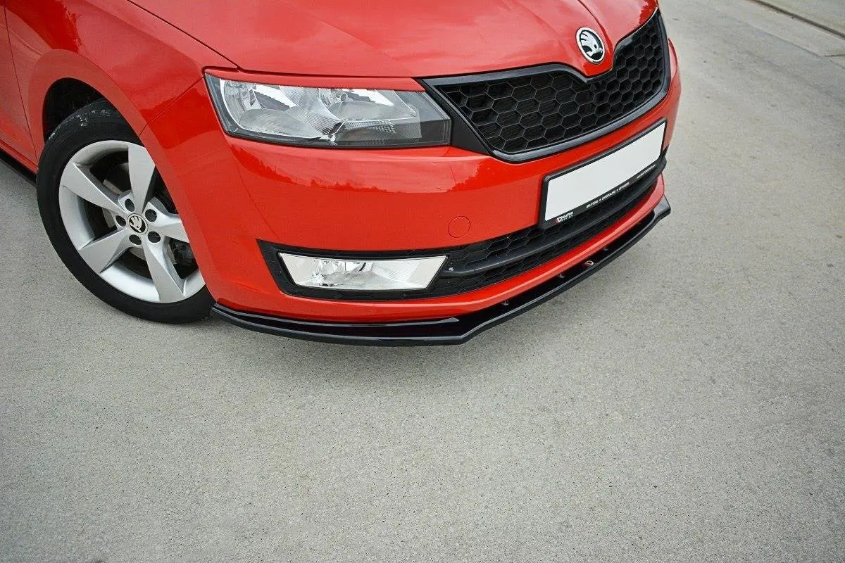 Frontspoiler Skoda Rapid 2012 - 2019 | V.2 Glossy Black Edition – bilde 2