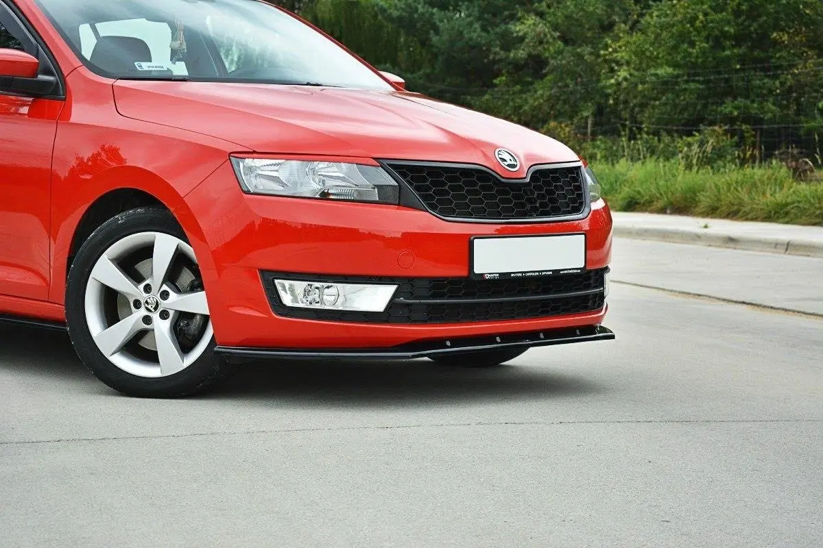 Frontspoiler Skoda Rapid 2012 - 2019 | V.2 Glossy Black Edition – bilde 4