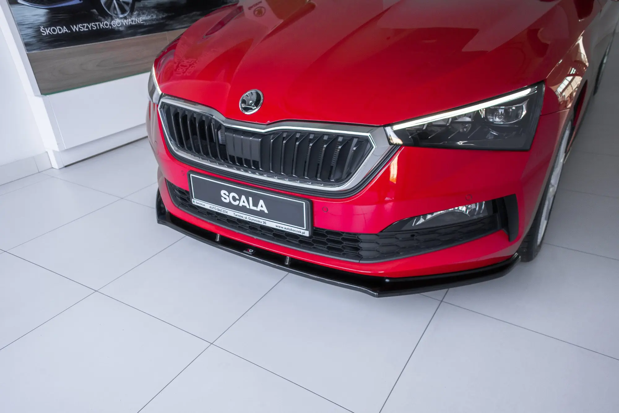 Frontspoiler Skoda Scala 2019 -> | V.1 Glossy Black Edition
