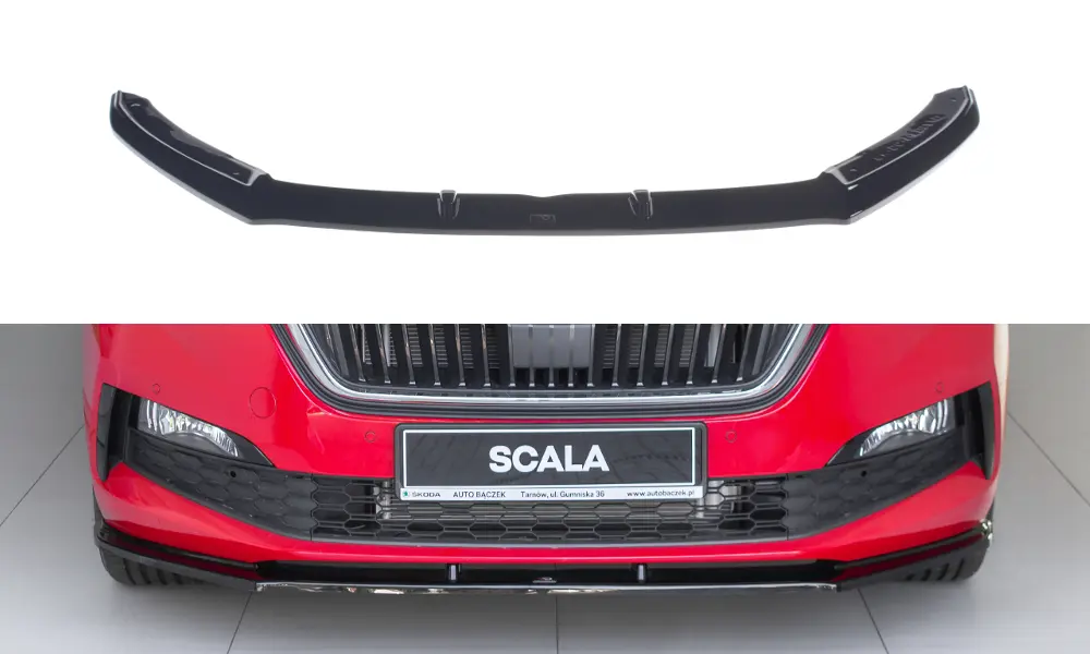 Frontspoiler Skoda Scala 2019 -> | V.1 Glossy Black Edition – bilde 3