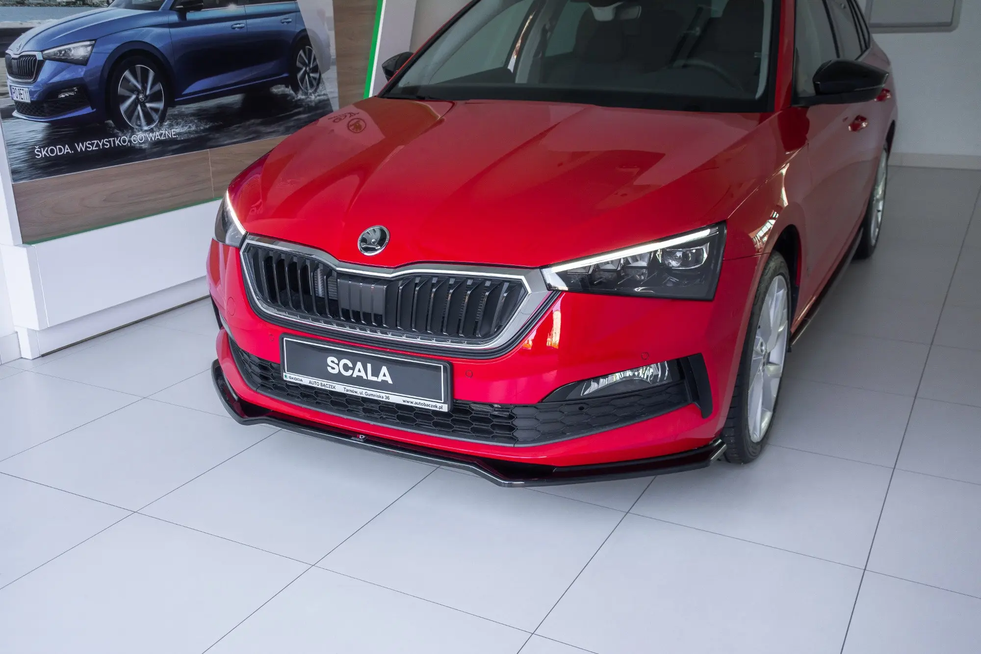 Frontspoiler Skoda Scala 2019 -> | V.2 Glossy Black Edition