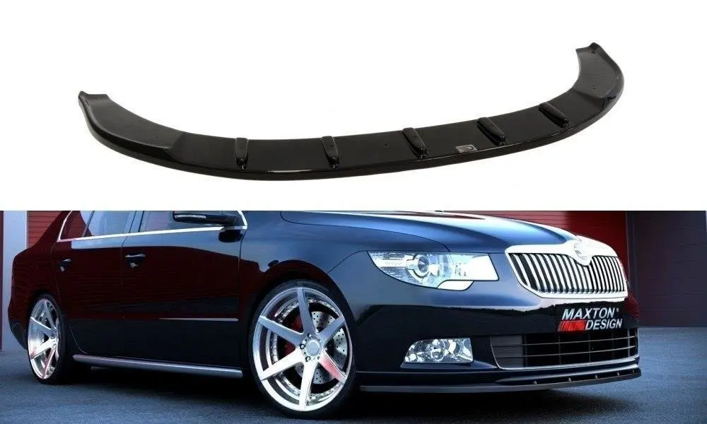 Frontspoiler Skoda Superb II 2008-2013 | Glossy Black Edition